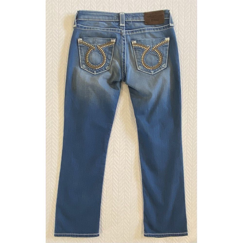 Big Star Jeans Womens Sz 26 x 26 Remy Thick Stitch Low Rise Stretch Straight Leg - Picture 3 of 11